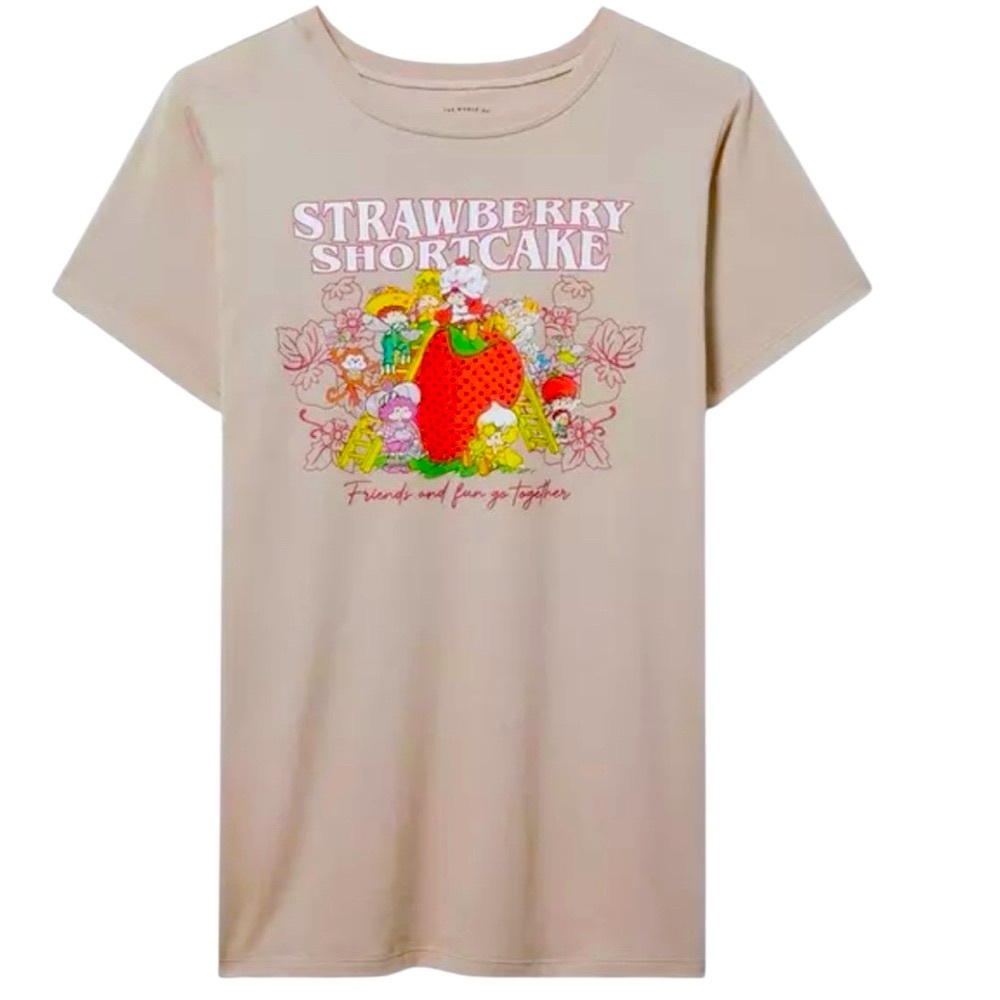 Strawberry Shortcake Classic Cotton Crew Tee Size 1
